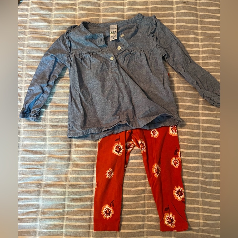 Carters 24 mo fall outfit